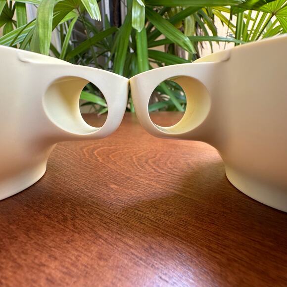 Vintage Boontonware Yellow Coffee Cups Melmac - Picture 12 of 13